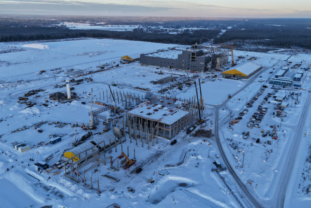 Easpring Finlandin tuotantolaitos tammikuussa 2026.